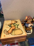 Hummel figurine And Hummel music box