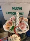 Capodimonte Glass flower figurine