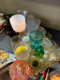 Assorted stemware and drinking glasses