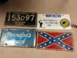 Vanity license plates and dealer plate