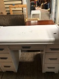 White painted desk