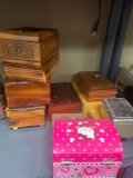 Wooden trinket boxes