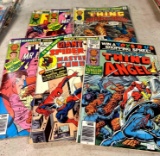 Six Marvel comic books $.50