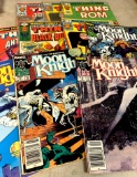 10 Marvel comic books $.60 and $.65