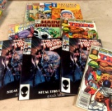 10 Marvel comic books $1.00 and $1.25