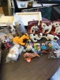 Lot of ty babies/wishbone/ Coca-cola bear and more