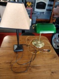 Bankers lamp and bedside lamp
