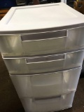 4- drawer plastic container 24? tall