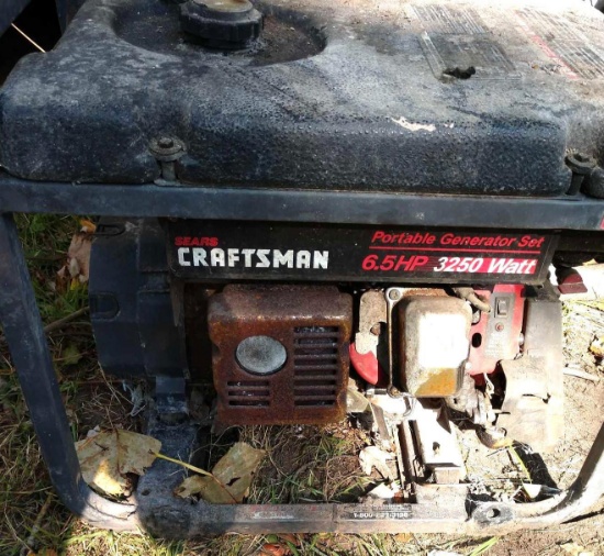 Craftsman 6.5 horsepower 3250 watt generator
