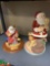 Santa figurines