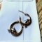 Dolphin pierced earrings