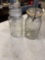 Vintage glass jar containers planters peanuts