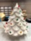 11 inch ceramic Christmas tree white