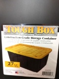 Three 27 gallon tough box lided containers