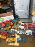 Lot of matchbox made in England and HotWheels cars