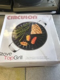 Circulon 12? stove top grill brand new
