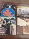Eight vintage records Led Zeppelin the Byrds