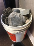 Bucket of Aquarium rocks