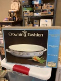 Crowning fashion porcelain animal cookware oval baking pan