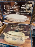 Crowning touch porcelain enamel cookware