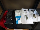Two Joseph a Bank shirts, two ties, and two George shirts