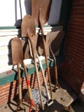 Six shovels