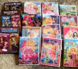 15 Barbie and monster high DVD movies