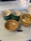 Small pottery bowls