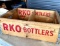 RKO Bottler Advertisement wooden crate