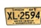 1966 Michigan License plate