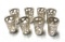 8- Mexico Sterling shot glasses