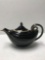 Hall 0670 6 cup Black and Gold Tea pot