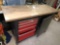 54-in Craftsman workbench with drawers
