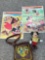 Mickey Mouse figure,Minnie/Mickey mouse purse and 2- puzzles