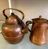 Copper tea pots