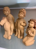 Pottery figurines