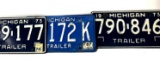 3-Michigan License Plate