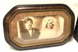 Vintage wedding picture framed
