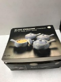 Bleu Cordon stoneware set of four onion bowls new in box