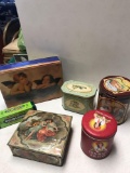 Lot of assorted tins