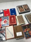 Lot of Advertising Playing Cards