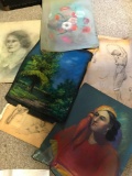 Lot of early paintings