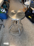 Stainless steel shop stool