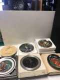 6- assorted collector plates