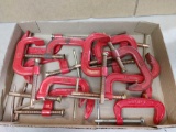 13 3-inch C clamps