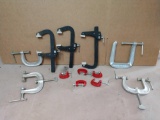 15 assorted C clamps