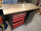 54-in Craftsman workbench with drawers