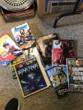 Assorted books avengers/Xbox/