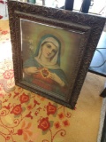 23x28 religious framed picture