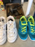 2- pair of tennis shoes Fila 7 1/2 womens